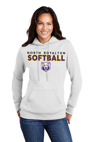 North Royalton Softball Womens Core Fleece 50/50 Hooded Sweatshirt