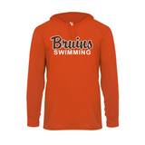 Padua Swimming Badger B-Core Long Sleeve Hooded Tee