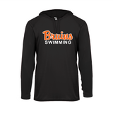 Padua Swimming Badger B-Core Long Sleeve Hooded Tee