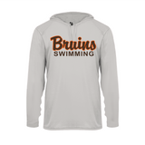 Padua Swimming Badger B-Core Long Sleeve Hooded Tee