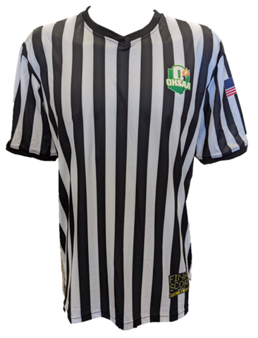 OHSAA Birdseye Mesh Sublimated Basketball Referee Shirt