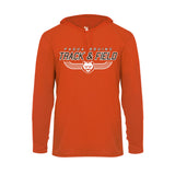 Padua Track Womens Badger Dry Fit Long Sleeve Hooded Tee
