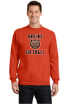 Padua Softball 50/50 Crewneck Sweatshirt