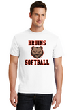 Padua Softball 50/50 Tee with Quote option