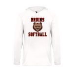 Padua Softball Badger B-Core Long Sleeve Hooded Tee