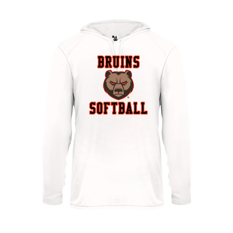 Padua Softball Womens Badger B-Core Long Sleeve Hooded Tee