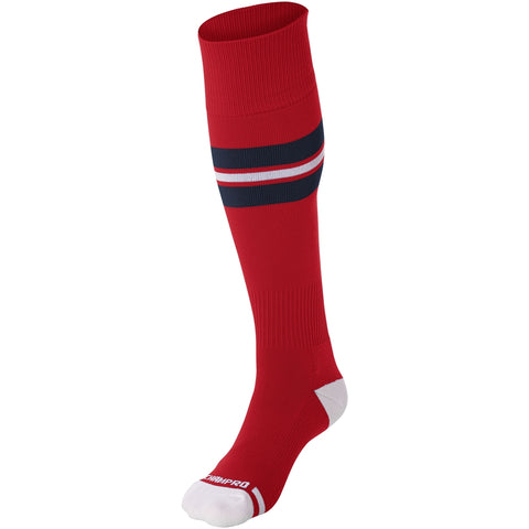 IVL Red/Navy/White Knee High Uniform Socks