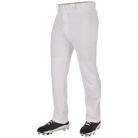 Highland Baseball Long Length Champro Pants (White & Gray)