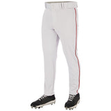 Champro White/Red Pants- Open Bottom/Knickers/Tapered