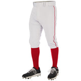 Champro White/Red Pants- Open Bottom/Knickers/Tapered