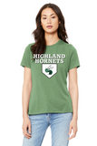 Highland Baseball Ladies Bella + Canvas Relaxed Short Sleeve Tee