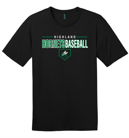 Highland Baseball District Perfect Weight Tee