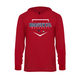 Broadview Hts Baseball Badger Long Sleeve Dry Fit Hooded Tee