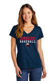 Broadview Hts Baseball District Womens Concert V-Neck Tee