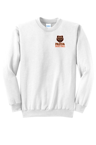 Padua Basketball EMBROIDERED 50/50 Crewneck Sweatshirt