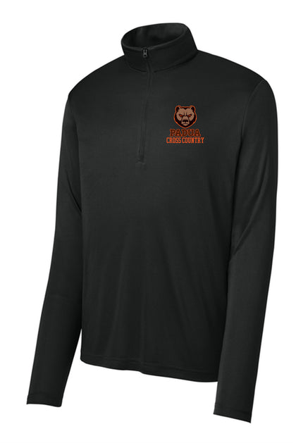 Padua Cross Country Embroidered Sport Tek PosiCharge Competitor 1/4 Zip (Mens & Womens)