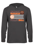Padua Volleyball Womens Badger B-Core Long Sleeve Dry Fit Hooded Tee