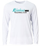 Cleveland Wave A4 Softek Long Sleeve Shirt (Adult and Youth)