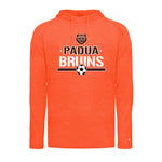 Padua Soccer Badger Tri-Blend Long Sleeve Hooded Tee