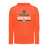 Padua Soccer Badger Tri-Blend Long Sleeve Hooded Tee