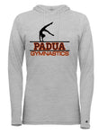 Padua Gymnastics Badger Tri-Bend Long Sleeve Hooded Tee (Mens & Womens)