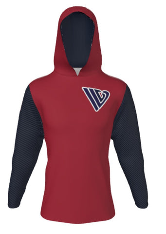 IVL Sublimated Champro Long Sleeve Dry Fit Hooded Tee