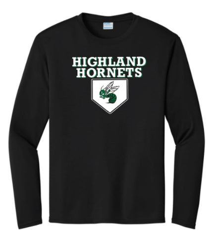Highland Baseball Long Sleeve Dry Fit Shirt