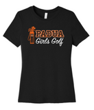 Padua Girls Golf Womens Bella Canvas Relaxed Triblend T-Shirt