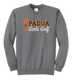 Padua Girls Golf 50/50 Crewneck Sweatshirt