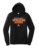 Normandy Hockey Womens Black 50/50 Hooded Sweatshirt