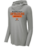 Normandy Hockey Womens Sport-Tek Tri-Blend Long Sleeve Hooded Tee