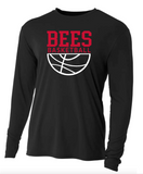 Bees Basketball A4 SofTek Long Sleeve Shirt