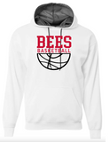 Bees Basketball A4 Performance Poly Fleece Hooded Sweatshirt