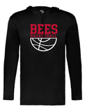 Bees Basketball Badger Dry Fit Long Sleeve Hooded Tee (Youth, Mens, Womens)