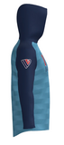 IVL Sublimated Champro Long Sleeve Dry Fit Hooded Tee
