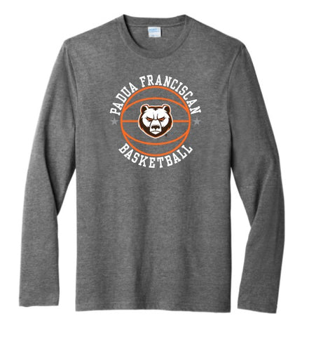 Padua Basketball Long Sleeve Tri-Blend Shirt