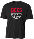 Bees Basketball A4 Cooling Performance Fabric Short Sleeve Shirt (Mens, Womens, Youth)
