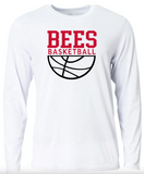 Bees Basketball A4 SofTek Long Sleeve Shirt
