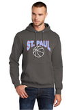 St. Paul Basketball 50/50 Hooded Sweatshirt