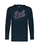 IVL Script Badger Long Sleeve Dry Fit Hooded Tee (Youth and Adult)