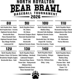 2026 Bear Brawl Tournament Womens Dry Fit T-Shirt