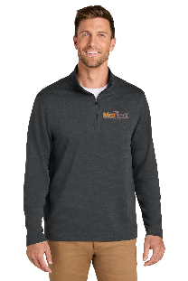 Padua MedTrack Embroidered Dark Gray Port Authority Breakwater 1/4 Zip Pullover