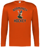 Normandy Hockey Invader Logo Long Sleeve Dry Fit Shirt