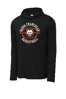 Padua Basketball Black Sport-Tek Tri-Blend Hooded Tee