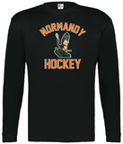 Normandy Hockey Invader Logo Long Sleeve Dry Fit Shirt