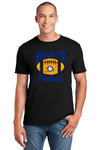 Brooklyn Hurricanes Youth Football Ring Spun  T-shirt