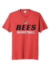 Bees Basketball Port & Co Tri-Blend T-Shirt