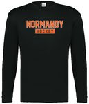 Normandy Hockey Black Long Sleeve Dry Fit Shirt
