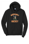 Normandy Hockey Invader Tank Logo 50/50 Hooded Sweatshirt