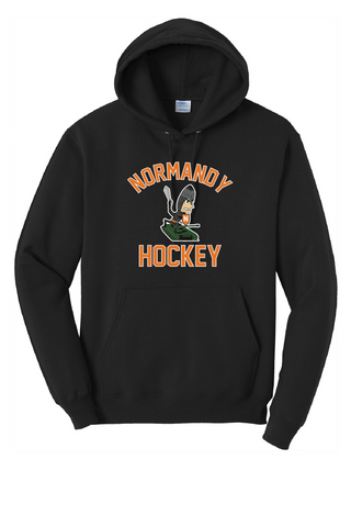 Normandy Hockey Invader Tank Logo 50/50 Hooded Sweatshirt
